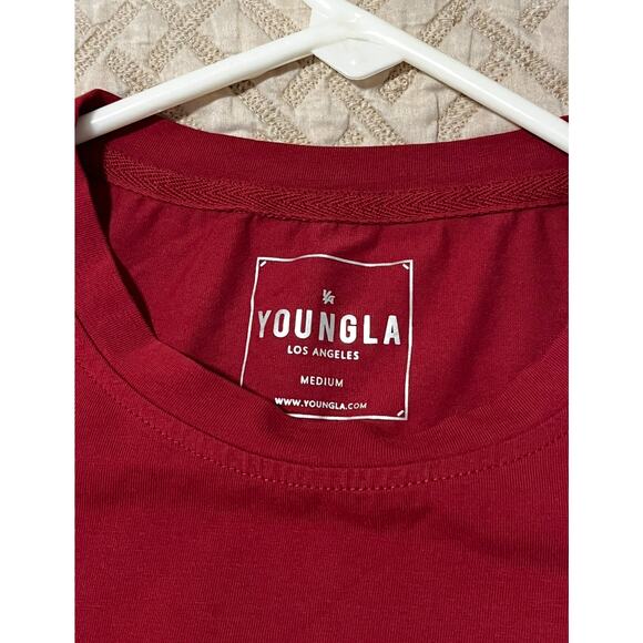 YoungLA Maroon Perfect Tee (Medium) - Picture 3 of 4